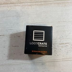 Loot Crate Exclusive 20 Sided Die Ice Mold Dungeons and Dragons